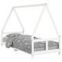 White pine wood children's bed frame 80x200 cm by vidaXL, Cribs and beds for children - Ref: Foro24-834451, Price: 91,99 €, D...