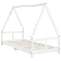 White pine wood children's bed frame 80x200 cm by vidaXL, Cribs and beds for children - Ref: Foro24-834451, Price: 91,99 €, D...