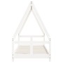 White pine wood children's bed frame 80x200 cm by vidaXL, Cribs and beds for children - Ref: Foro24-834451, Price: 91,99 €, D...