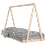 Estructura de cama para niños madera maciza de pino 90x200 cm de vidaXL, Cunas y camas para niños - Ref: Foro24-834537, Preci...