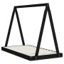 Estructura de cama para niños madera de pino negro 80x160 cm de vidaXL, Cunas y camas para niños - Ref: Foro24-834530, Precio...