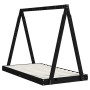 Estructura de cama para niños madera de pino negro 80x160 cm de vidaXL, Cunas y camas para niños - Ref: Foro24-834530, Precio...