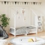 White pine wood children's bed frame 70x140 cm by vidaXL, Cribs and beds for children - Ref: Foro24-835707, Price: 91,99 €, D...