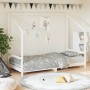 Estructura de cama para niños madera de pino blanco 90x190 cm de vidaXL, Cunas y camas para niños - Ref: Foro24-835713, Preci...