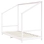 Estructura de cama para niños madera de pino blanco 90x190 cm de vidaXL, Cunas y camas para niños - Ref: Foro24-835713, Preci...