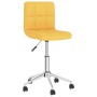 Swivel dining chairs 2 units mustard yellow fabric by vidaXL, dining chairs - Ref: Foro24-334454, Price: 82,99 €, Discount: %