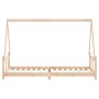 Solid pine wood bed frame for children 80x200 cm by vidaXL, Cribs and beds for children - Ref: Foro24-834450, Price: 76,98 €,...