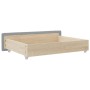 Cajones de cama 2 uds madera de ingeniería y tela gris claro de vidaXL, Camas y accesorios - Ref: Foro24-833910, Precio: 54,7...