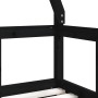 Estructura de cama para niños madera de pino negro 70x140 cm de vidaXL, Cunas y camas para niños - Ref: Foro24-834458, Precio...