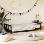 Estructura de cama para niños madera de pino negro 90x200 cm de vidaXL, Cunas y camas para niños - Ref: Foro24-834425, Precio...