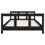 Bed frame for children made of black pine wood 90x200 cm by vidaXL, Cribs and beds for children - Ref: Foro24-834425, Price: ...