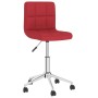 Swivel dining chairs 2 units red red fabric by vidaXL, dining chairs - Ref: Foro24-334455, Price: 78,84 €, Discount: %