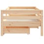 Estructura de cama para niños con cajones madera pino 70x140 cm de vidaXL, Cunas y camas para niños - Ref: Foro24-834441, Pre...