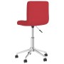 Swivel dining chairs 2 units red red fabric by vidaXL, dining chairs - Ref: Foro24-334455, Price: 78,84 €, Discount: %