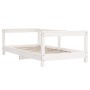 Estructura de cama para niños madera de pino blanco 70x140 cm de vidaXL, Cunas y camas para niños - Ref: Foro24-834397, Preci...