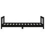 Estructura de cama para niños madera de pino negro 80x160 cm de vidaXL, Cunas y camas para niños - Ref: Foro24-834431, Precio...