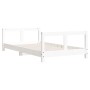 Estructura de cama para niños madera de pino blanco 80x160 cm de vidaXL, Cunas y camas para niños - Ref: Foro24-834430, Preci...