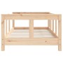 Estructura de cama para niños madera maciza de pino 70x140 cm de vidaXL, Cunas y camas para niños - Ref: Foro24-834426, Preci...