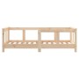 Estructura de cama para niños madera maciza de pino 70x140 cm de vidaXL, Cunas y camas para niños - Ref: Foro24-834426, Preci...