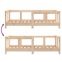 Estructura de cama para niños madera maciza de pino 70x140 cm de vidaXL, Cunas y camas para niños - Ref: Foro24-834426, Preci...