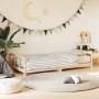 Estructura de cama infantil madera maciza de pino 90x190 cm de vidaXL, Cunas y camas para niños - Ref: Foro24-834432, Precio:...