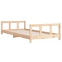 Estructura de cama infantil madera maciza de pino 90x190 cm de vidaXL, Cunas y camas para niños - Ref: Foro24-834432, Precio:...