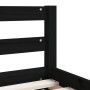 Children's bed frame with drawers made of black pine wood 80x160 cm by vidaXL, Cribs and beds for children - Ref: Foro24-8344...