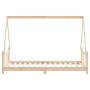 Estructura de cama infantil madera maciza de pino 90x190 cm de vidaXL, Cunas y camas para niños - Ref: Foro24-834462, Precio:...