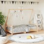 Estructura de cama para niños madera maciza de pino 80x160 cm de vidaXL, Cunas y camas para niños - Ref: Foro24-834459, Preci...