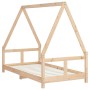 Estructura de cama para niños madera maciza de pino 80x160 cm de vidaXL, Cunas y camas para niños - Ref: Foro24-834459, Preci...