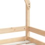 Estructura de cama para niños madera maciza de pino 80x200 cm de vidaXL, Cunas y camas para niños - Ref: Foro24-834480, Preci...