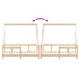 Estructura de cama para niños madera maciza de pino 70x140 cm de vidaXL, Cunas y camas para niños - Ref: Foro24-834456, Preci...