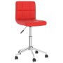 Swivel dining chairs 2 units red synthetic leather by vidaXL, dining chairs - Ref: Foro24-334469, Price: 96,99 €, Discount: %