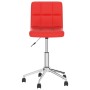 Swivel dining chairs 2 units red synthetic leather by vidaXL, dining chairs - Ref: Foro24-334469, Price: 96,99 €, Discount: %