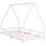 Estructura de cama para niños madera de pino blanco 90x190 cm de vidaXL, Cunas y camas para niños - Ref: Foro24-834493, Preci...