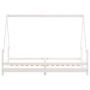 White pine wood children's bed frame 90x190 cm by vidaXL, Cribs and beds for children - Ref: Foro24-834493, Price: 101,26 €, ...