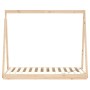 Estructura de cama para niños madera maciza de pino 70x140 cm de vidaXL, Cunas y camas para niños - Ref: Foro24-834525, Preci...