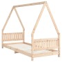 Estructura de cama para niños madera maciza de pino 80x200 cm de vidaXL, Cunas y camas para niños - Ref: Foro24-834495, Preci...