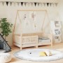 Solid pine wood bed frame for children 70x140 cm by vidaXL, Cribs and beds for children - Ref: Foro24-834501, Price: 133,26 €...