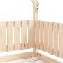 Estructura de cama para niños madera maciza de pino 70x140 cm de vidaXL, Cunas y camas para niños - Ref: Foro24-834501, Preci...