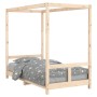 Estructura de cama para niños madera maciza de pino 80x160 cm de vidaXL, Cunas y camas para niños - Ref: Foro24-834513, Preci...