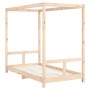 Estructura de cama para niños madera maciza de pino 80x160 cm de vidaXL, Cunas y camas para niños - Ref: Foro24-834513, Preci...