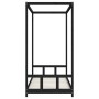 Estructura de cama para niños madera de pino negro 90x200 cm de vidaXL, Cunas y camas para niños - Ref: Foro24-834524, Precio...