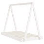 Estructura de cama para niños madera de pino blanco 80x160 cm de vidaXL, Cunas y camas para niños - Ref: Foro24-834529, Preci...