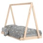 Estructura de cama para niños madera maciza de pino 80x160 cm de vidaXL, Cunas y camas para niños - Ref: Foro24-834528, Preci...