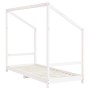 Estructura de cama para niños madera de pino blanco 80x200 cm de vidaXL, Cunas y camas para niños - Ref: Foro24-835701, Preci...