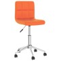 Swivel dining chairs 2 pcs orange synthetic leather by vidaXL, dining chairs - Ref: Foro24-334474, Price: 123,23 €, Discount: %