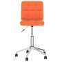 Drehbare Esszimmerstühle, 2 Stück, orangefarbenes Kunstleder von vidaXL, Essstühle - Ref: Foro24-334474, Preis: 123,23 €, Rab...