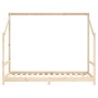 Solid pine wood children's bed frame 90x190 cm by vidaXL, Cribs and beds for children - Ref: Foro24-835712, Price: 91,06 €, D...