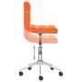 Swivel dining chairs 2 pcs orange synthetic leather by vidaXL, dining chairs - Ref: Foro24-334474, Price: 123,23 €, Discount: %